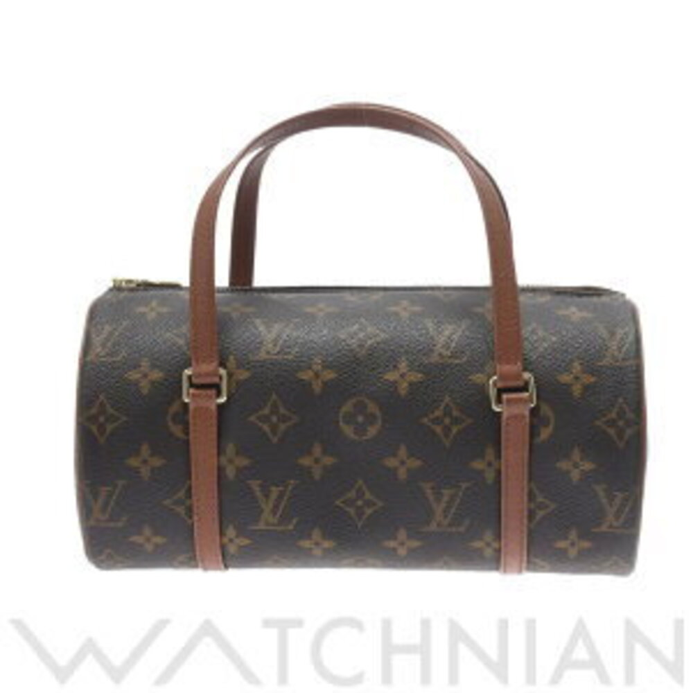 Louis Vuitton Monogram Papillon Brown Canvas Pigskin Handbag